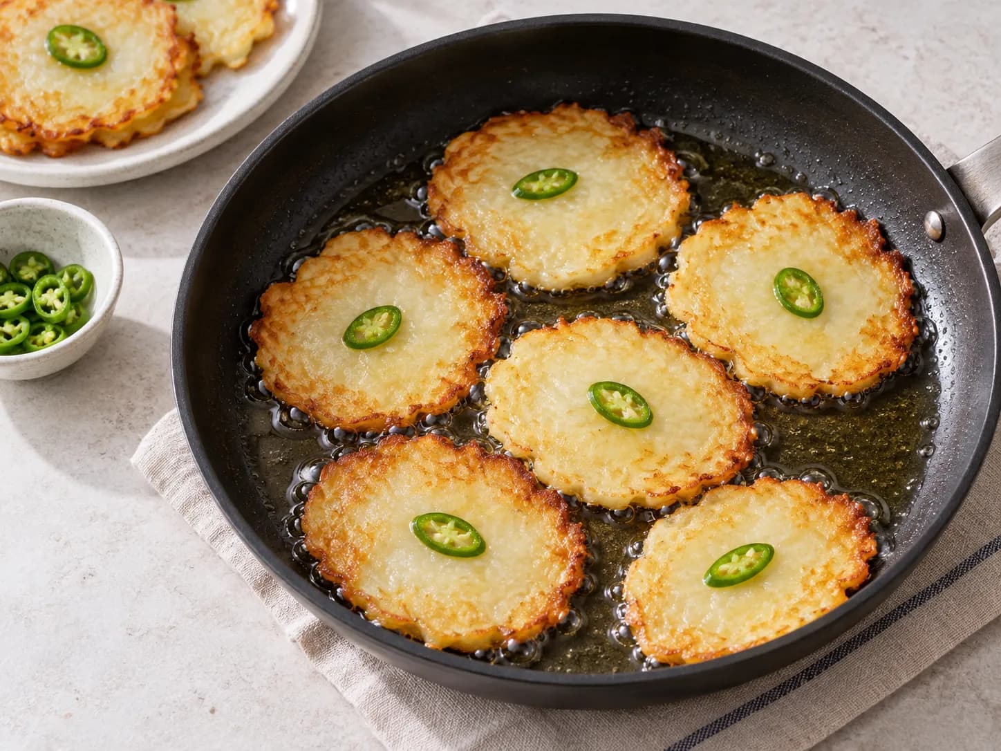 Gamja-jeon (crispy grated potato pancakes), 사진 2