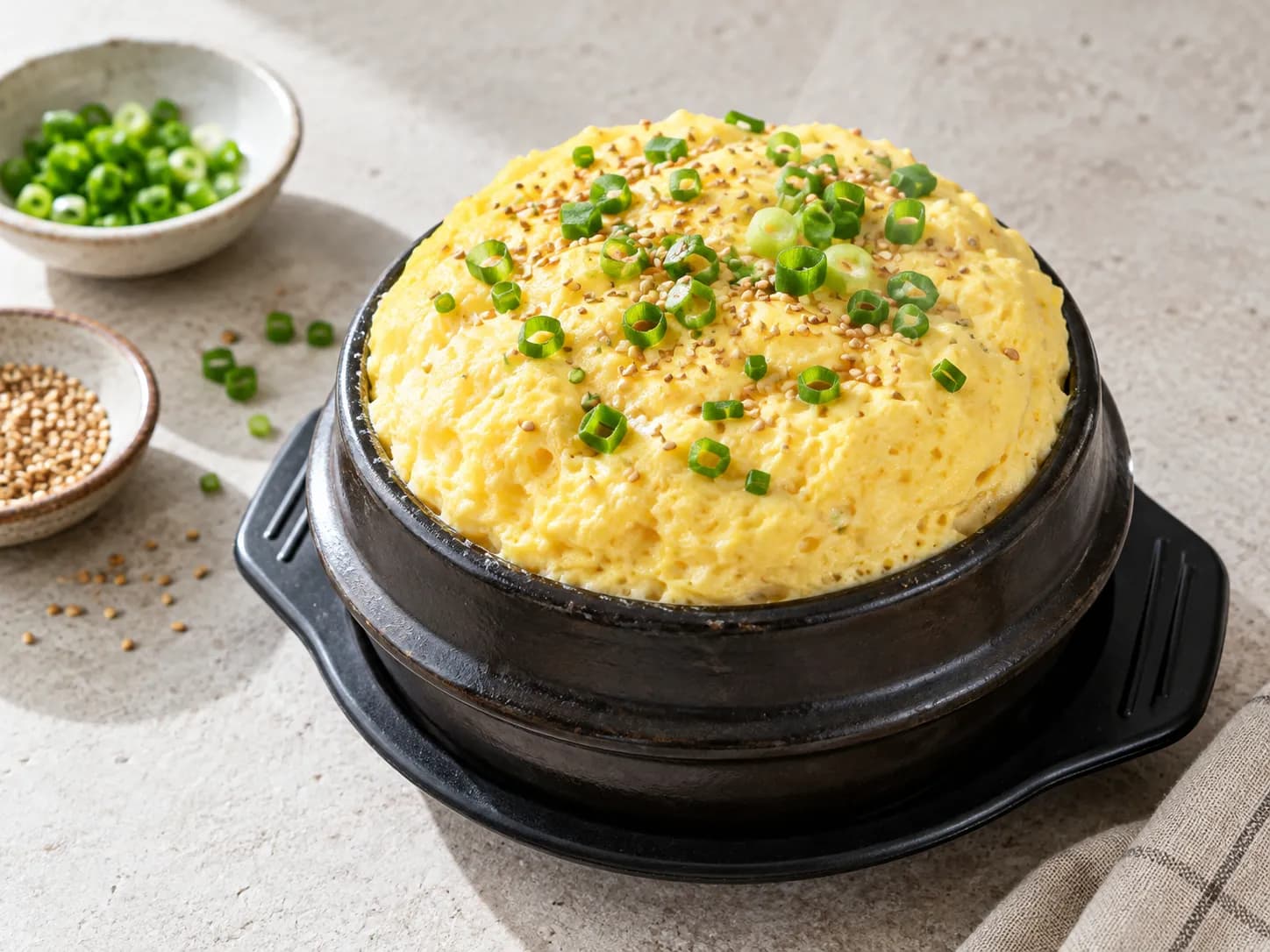 Volcano gyeran-jjim (fluffy steamed eggs), 사진 3