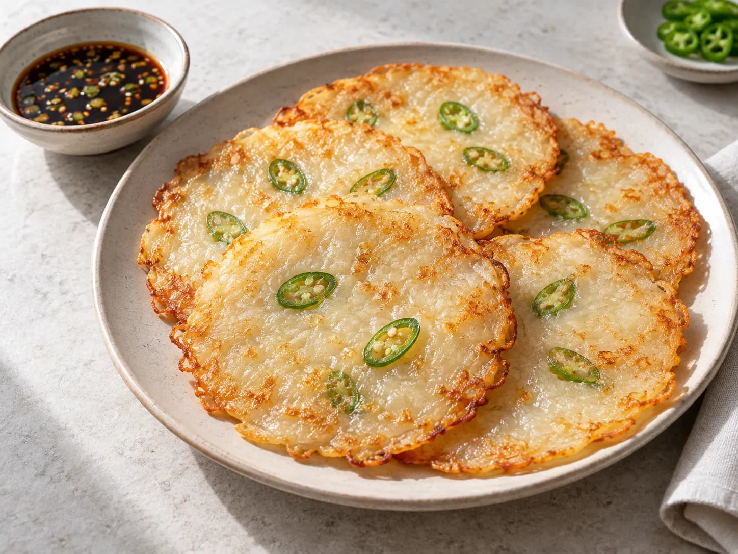 Gamja-jeon (crispy grated potato pancakes), 사진 3