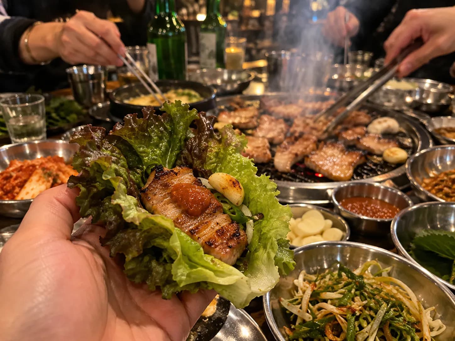 Samgyeopsal 101: let the table grill do the work, 사진 2