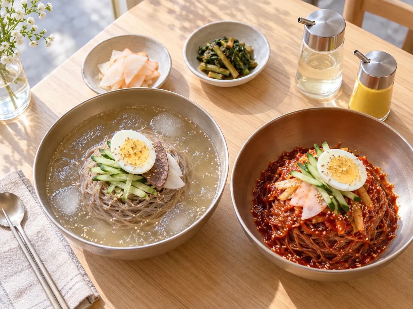 冷麺はハサミで切ってもらうのが正解、写真3